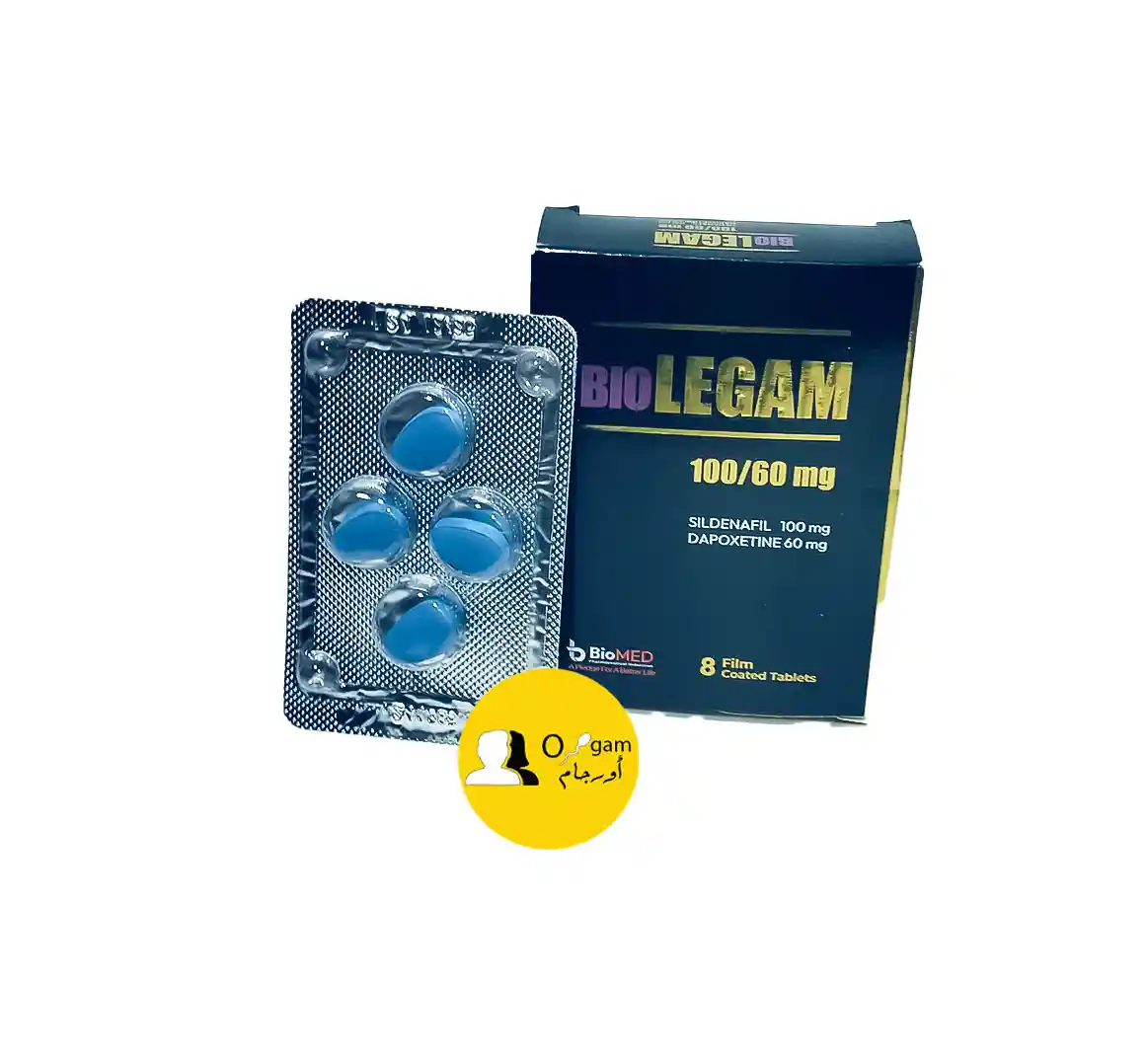 أقراص بايولجام 60 مجم بايو لجام | زيادة النشاط والطاقة الجنسية بطريقة آمنة وفعّالة